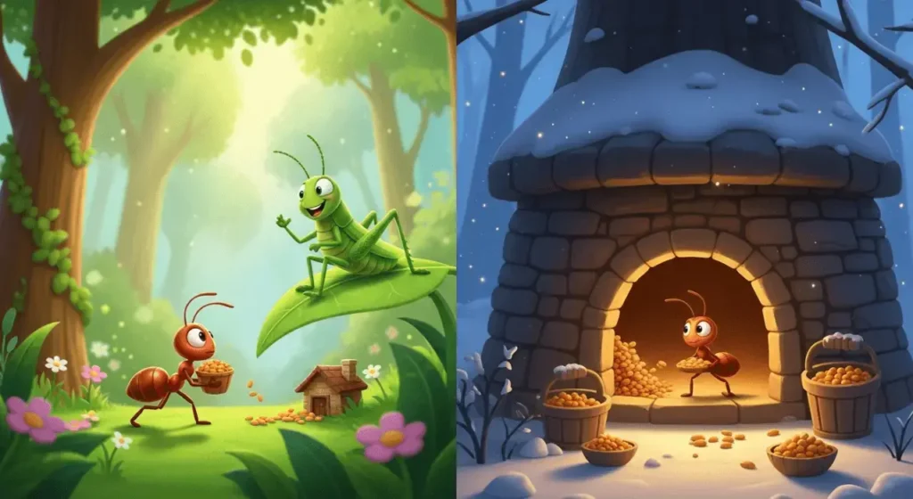 ant and grasshopper story